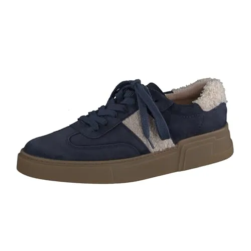 Paul Green Damen Sneaker mit Wechselfußbett - Damen-Sneaker mit atmungsaktivem Wechselfußbett und bequemer Plateausohle, ideal für den Alltag und Freizeitaktivitäten.