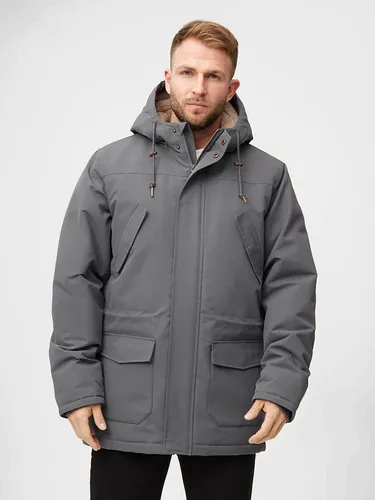 Derbe Festholm - Winterjacke XL in lava smoke/cobblestone - Funktionsjacke aus 100% recyceltem Polyester, wasserabweisend und atmungsaktiv, ideal für kalte Tage mit kuscheligem Teddyfell-Futter und praktischen Taschen.