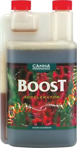 Canna Cannaboost 1l - Universeller Blühstimulator - Dünger für erhöhte Erträge und kräftigen Geschmack, ideal für Gemüse, Blumen und Gartenpflanzen. Fördert den Pflanzenstoffwechsel und Nährstoffaufnahme.