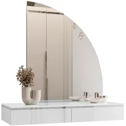 Lookway Schminktisch in Weiß Hochglanz von Lookway