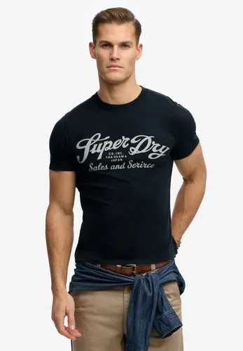 Superdry Rundhalsshirt Industry Worker Relaxed Tee - Vielseitiges Rundhalsshirt von Superdry für jeden Anlass. Der lockere Schnitt und der bequeme Baumwollstoff sorgen für hohen Tragekomfort. Ideal kombinierbar mit Jeans oder lässiger Strickjacke.