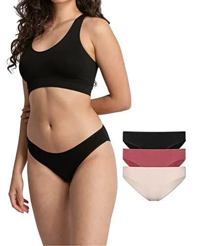 Produktbild Snocks Damen Unterwäsche Slip aus Bio-Baumwolle (3er Pack)