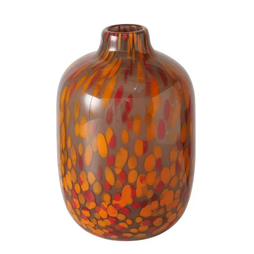 Boltze Vase Rossa, 25 cm hoch aus Glas von BOLTZE
