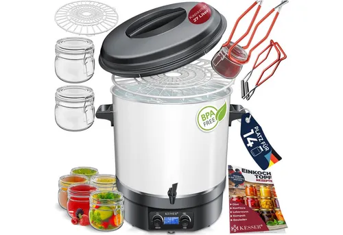 KESSER Einkochautomat 2000W 27L in weiß von Kesser