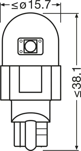 Osram Auto-LED-Lampe 921DWP-02B2W W16W 6000K