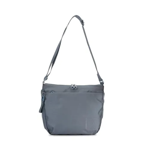 MANDARINA DUCK MD20 Hobo Bag Schultertasche - Damentaschen mit verstellbarem Riemen, ideal für Freizeitaktivitäten und stylisch in der Farbe Iron blaugrau.