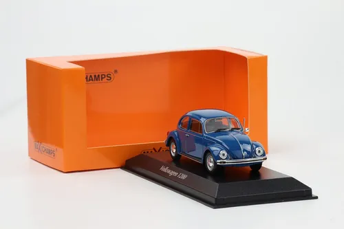 Maxichamps 1:43 VOLKSWAGEN 1200L 1983 in Blau - Modellauto im Maßstab 1:43, detailgetreu und ideal für Sammler, Fahrzeugmarke: Volkswagen, Kategorie: Autos, LKW & Busse