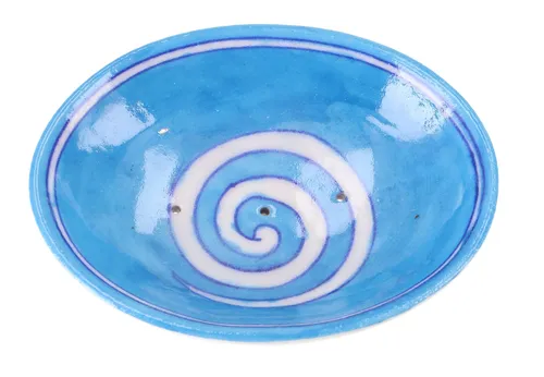 Handbemalte Keramikseifenschale - Modell 1 - 3*13*10 cm