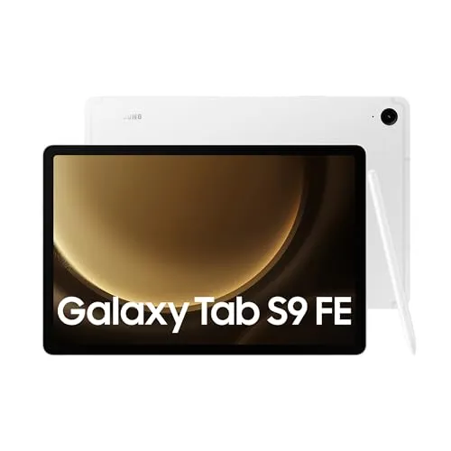 Samsung Galaxy TAB S9 FE 10.9 128GB WiFi Silver - SM-X510NZSAEUE, schlankes Design und leichtgewichtig für optimale Mobilität