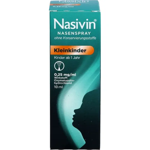 NASIVIN Nasenspray für Kleinkinder 10 ml - Praktisches Nasenspray für Kleinkinder mit geprüfter Qualität. Ideal zur Unterstützung der Nasenpflege bei Erkältungen. Sicher und diskret online erhältlich.