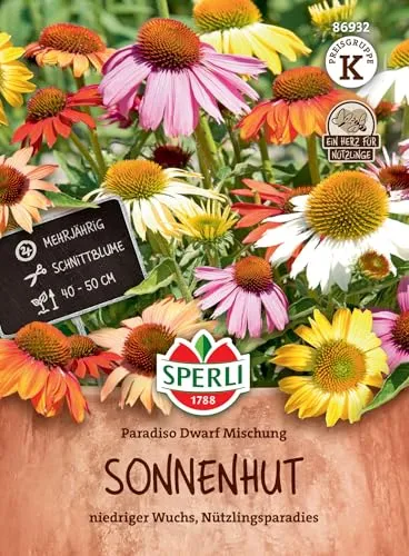 Sonnenhut 'Paradiso Dwarf' - Echinacea purpurea, Nützlingsparadies, Samen, 86932