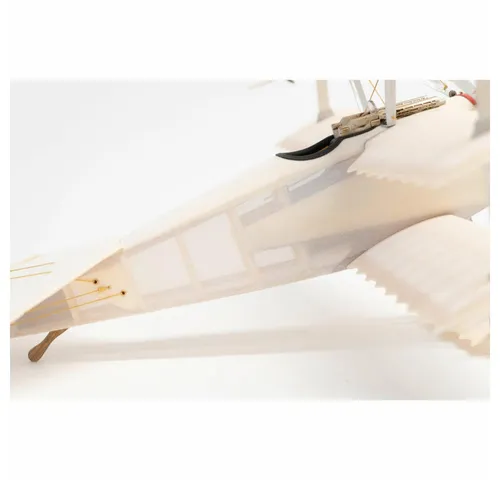 Authentic Models Triplane Transparent - Dekorative Nachbildung - Nachbildung & Requisiten, stilvolle transparente Triplane für ein nostalgisches Ambiente und beeindruckende Dekorationselemente.