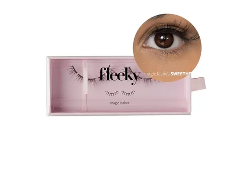 fleeky Bandwimpern fleeky Magic Lashes Sweetheart - künstliche Wimpern, Spar - Set, vegane Wimpern mit natürlichem Schwung bis zu 20× wiederverwendbar