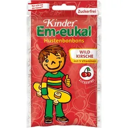 Kinder Em-eukal Wildkirsche ohne Zucker Hustenbonbons 75 g