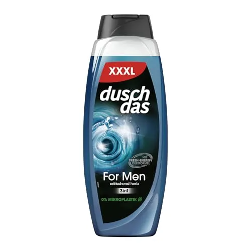 Duschdas 3-in-1 Duschgel & Shampoo For Men XXXL Duschbad mit Fresh-Energy-Duftformel sorgt für einen erfrischenden Start in den Tag 675 ml