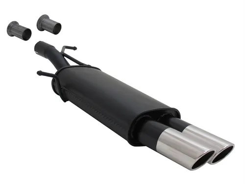 Novus Sportauspuff für Peugeot 307 / Citroen C4 2x76mm SR-Design - Schalldämpfer mit sportlichem Design, sorgt für verbesserten Klang und Leistung Ihres Fahrzeugs.