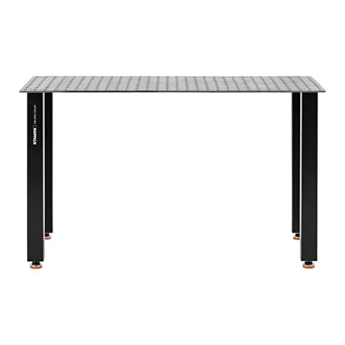 Stamos Welding Group Schweißtisch 150 x 100 cm, höhenverstellbar und bis 200 kg belastbar - Schweißtisch - ideal für präzises Schweißen, höhenverstellbar und robust bis 200 kg, mit großer Arbeitsfläche von 150 x 100 cm für alle Werkstücke.