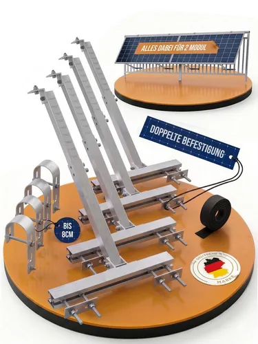 Lichtblicker Solarmodul-Halterung für Balkonkraftwerk von Lichtblicker
