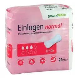 Gesund Leben Einlagen normal