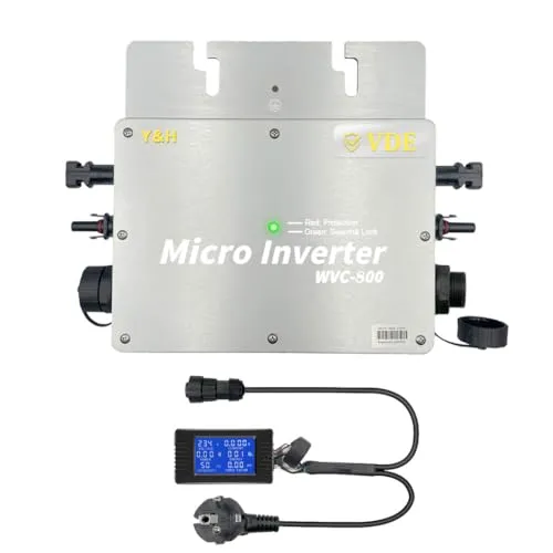 Y&H 800W netzgekoppelter Mikro-Wechselrichter wasserdicht IP65 MPPT DC30-42V PV Eingang AC180-260V Ausgang für 30V 36V Solarmodule