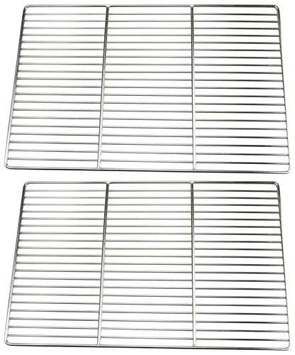 2-teiliger Edelstahl Grillrost 60 x 44,5 cm Weber SPIRIT E 310 320 330 bis 2024