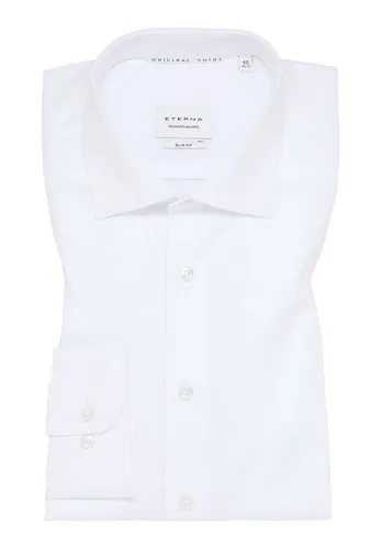 ETERNA Herren Slim Fit Shirt - Bügelfrei & Kombimanschette - Herrenhemden mit Slim Fit, klassischem Kent-Kragen und bügelfreiem Material für einen stets gepflegten Look.