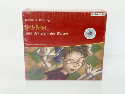 Harry Potter Stein der Weisen Joanne K. Rowling Hörbuch, NEU, in Folie v. 1999 ✅