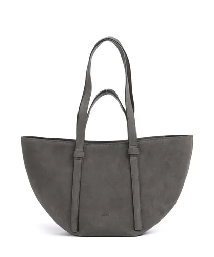 Abro Suede Cosmo Medium Shopper - Damen Handtasche dunkelgrau - Eleganter Abro Suede Cosmo Medium Shopper aus aufgerautem Leder, ideal für den täglichen Gebrauch und mit viel Stauraum für Ihre Essentials.