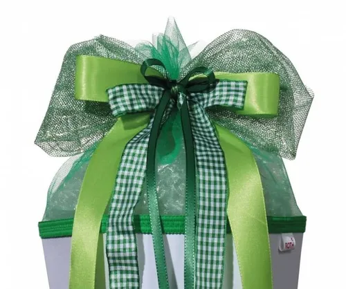 ROTH LED-SCHMUCKSCHLEIFE GREEN LIGHTS FÜR SCHULTÜTEN SCHMUCK-SCHLEIFE NEU