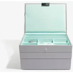 Stackers Grau Mint Klassisch Schmuckschatulle von Stackers