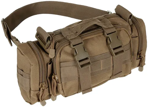 EDC Hüfttasche Schultertragetasche Outdoor Bag coyote - Rucksäcke & Taschen – Vielseitige Tasche mit 7 Fächern, ideal für Outdoor-Aktivitäten und mit verstellbarem Gurt für maximalen Komfort.