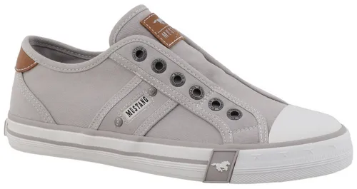 Mustang Shoes 26M0242008 grau Sneaker Größe 36 EU - Stylischer Sneaker in Grau (Größe 36 EU) mit bequemer Passform. Ideal für den Alltag, sorgt für hohen Tragekomfort mit robustem Gummi-Laufsohle und weichem Textil-Obermaterial.