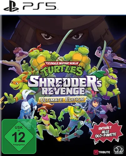 Teenage Mutant Ninja Turtles: Shredder's Revenge Ultimate Edition - [Playstation 5] - Spiele für PlayStation 5 mit allen DLC-Packs und nostalgischem 80er-Jahre-Design. Erlebe epische Kämpfe in ikonischen Orten und genieße einen remixed Soundtrack von Chiptune-Künstlern!
