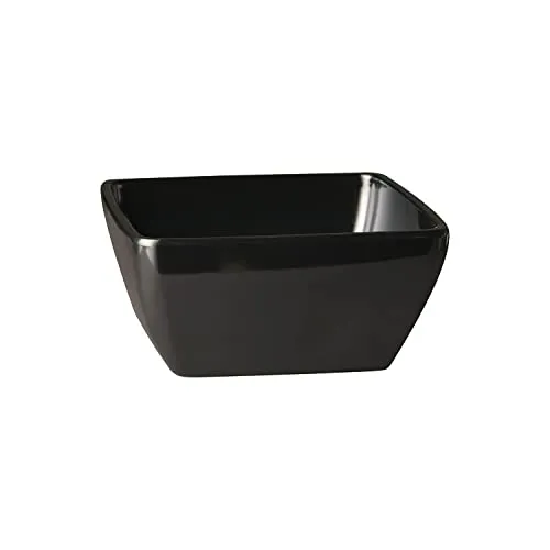 APS 79003 Schale Friendly Bowl, schwarz, hergestellt auf gebrauchtem Plastik, 100% umweltschonend, 12,5 x 12,5 x 6,5 cm
