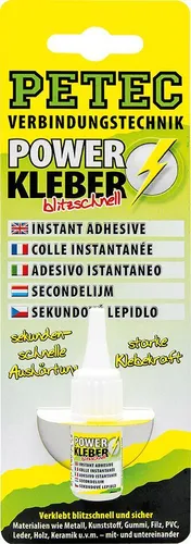 Kraftklebstoffe & -leime von Petec