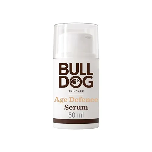BULLDOG - Hautpflege für Männer | Age Defence Serum Creme | Reduziert die Zeichen von Hautalterung | 50ml