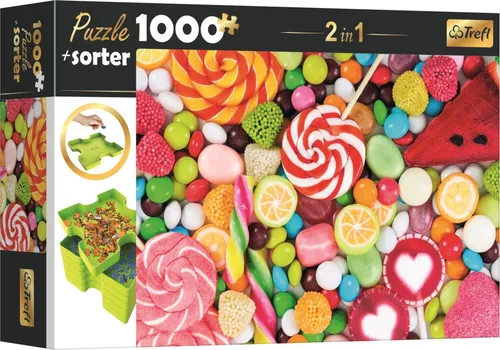 Trefl 10662 Puzzle 1000 Teile mit Sortierer