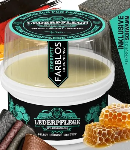 Robfox Lederpflege mit Bienenwachs