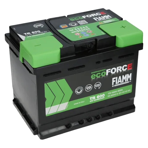 Fiamm EFB TR600 12V 60Ah 600A Start Stop Autobatterie EcoForce Starterbatterie