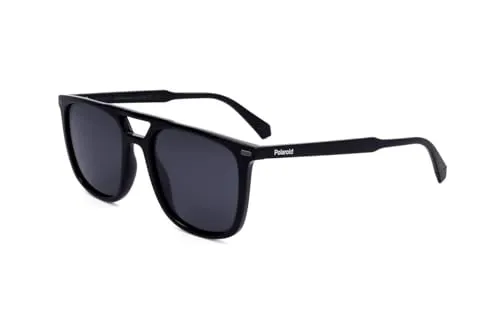 Polaroid Pld 4123/s 807/M9 BLACK Sunglasses Men's Acetate, Standard, 53