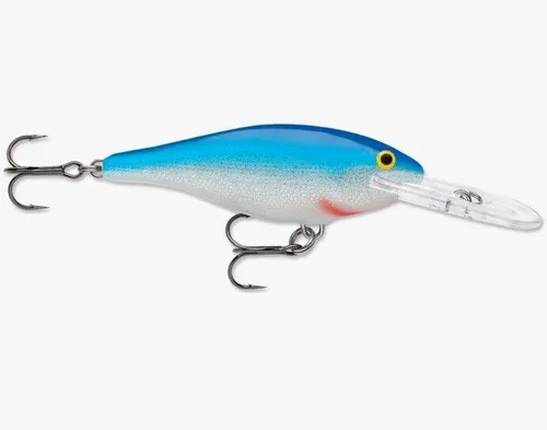 Rapala Shad Rap 7cm / 8g Wobbler Blue Kunstköder Twitchbait