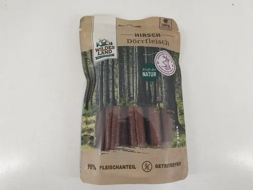 Wildes Land Hirsch Dörrfleisch 7 Stück