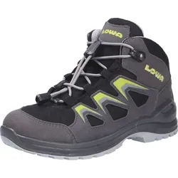 Lowa Jungen Outdoorschuhe INNOX EVO GTX QC JR, grau (graphitavocado), Gr. 31 - Vielseitige Outdoorschuhe für Jungen mit optimaler Passform und atmungsaktivem Obermaterial. Ideal für Abenteuer mit GORE-TEX-Membran für trockene Füße und ausgezeichneter Grip auf jedem Terrain.
