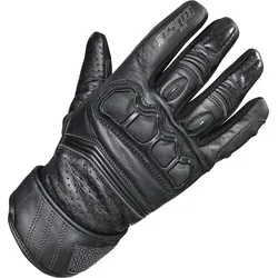 Büse Flash Handschuhe schwarz/weiß 9 - Motorradhandschuhe mit optimaler Ventilation durch gelochtes Leder, Hartschalen-Schutz und Touch-Screen-Funktion für sicheres Fahren.