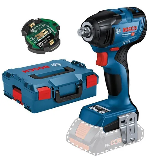 Bosch Akku-Drehschlagschrauber GDS 18V-210 C - Akkuschrauber ohne Akku und Lader, leistungsstarker 18 V Schlagschrauber für professionelle Anwendungen und hohe Drehmomentleistung.