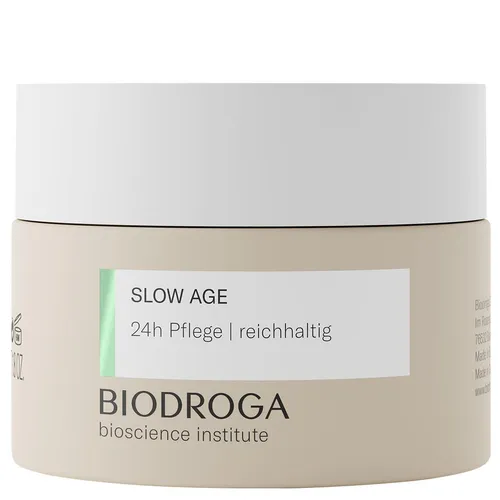 Biodroga Bioscience Institute Slow Age 24h Pflege - Reichhaltig 50 ml - 24h Pflege für reife Haut, spendet intensive Feuchtigkeit und fördert die Hautregeneration für ein jugendliches Aussehen.