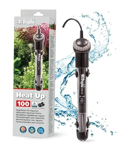 Dupla Heat up 100 W Regelheizer Heizstab für Aquarien 75-150 Liter - Heizstab für Aquarien von 75-150 Litern, sorgt für optimale Wassertemperatur und Wohlbefinden der Fische.