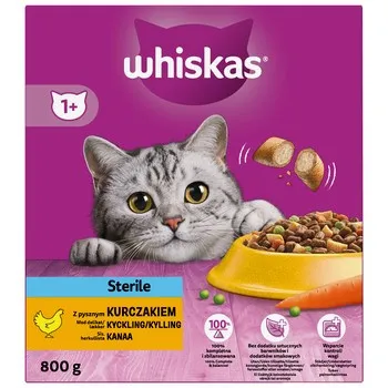 Whiskas Steriles Trockenfutter mit Huhn 800 G