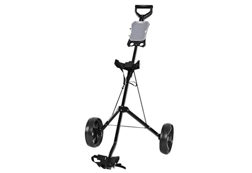 2-Rad Golftrolley Golfwagen mit Anzeigetafel von Costway