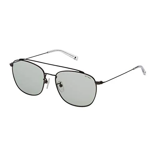 Sting SST192 Shiny Gunmetal 0K59 Sunglasses Unisex Metal, Standard, 54